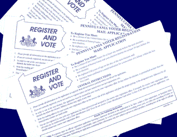 Voter Registration forms