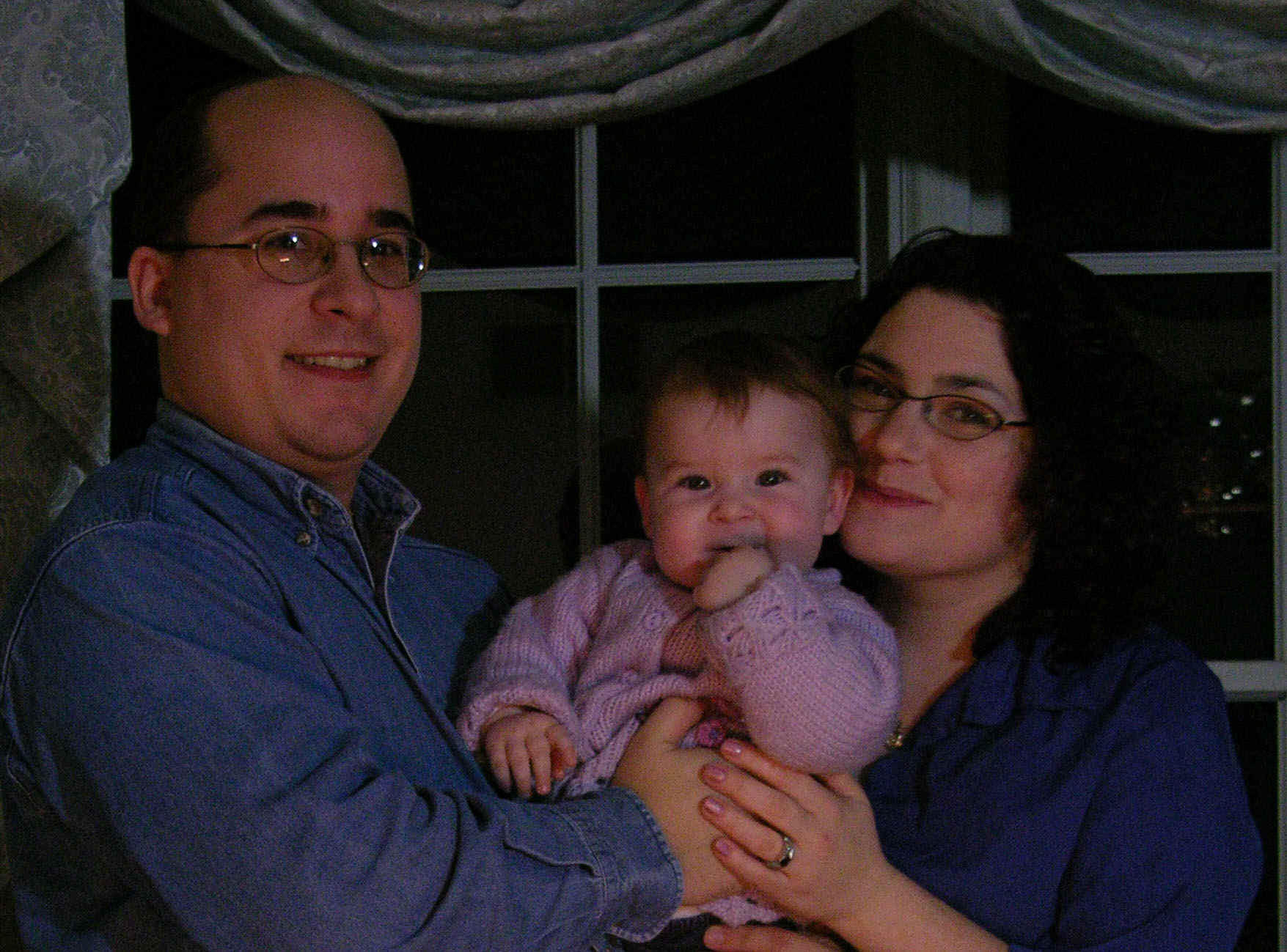 Education Director MiraLeah Colflesh with her husband and daughter.
