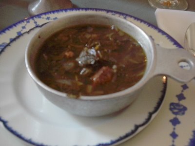 Bowl of Pepper Pot Soup